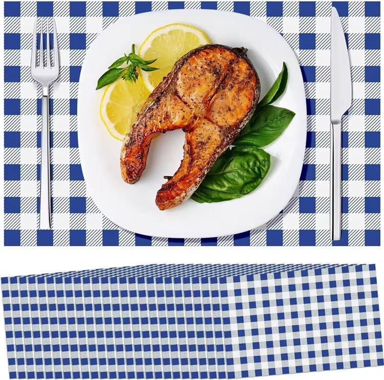 Placemats Checkered Picnic Theme Placemats