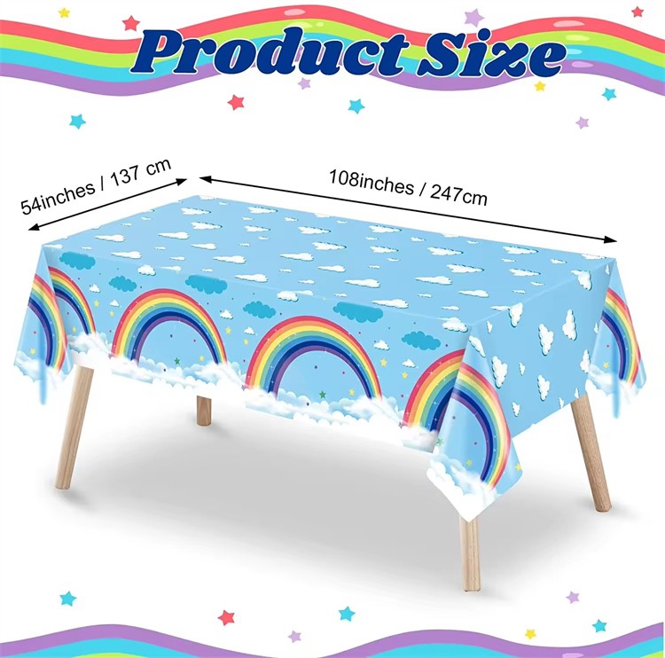 Oilproof PE Group Trip Dinner Table Cover