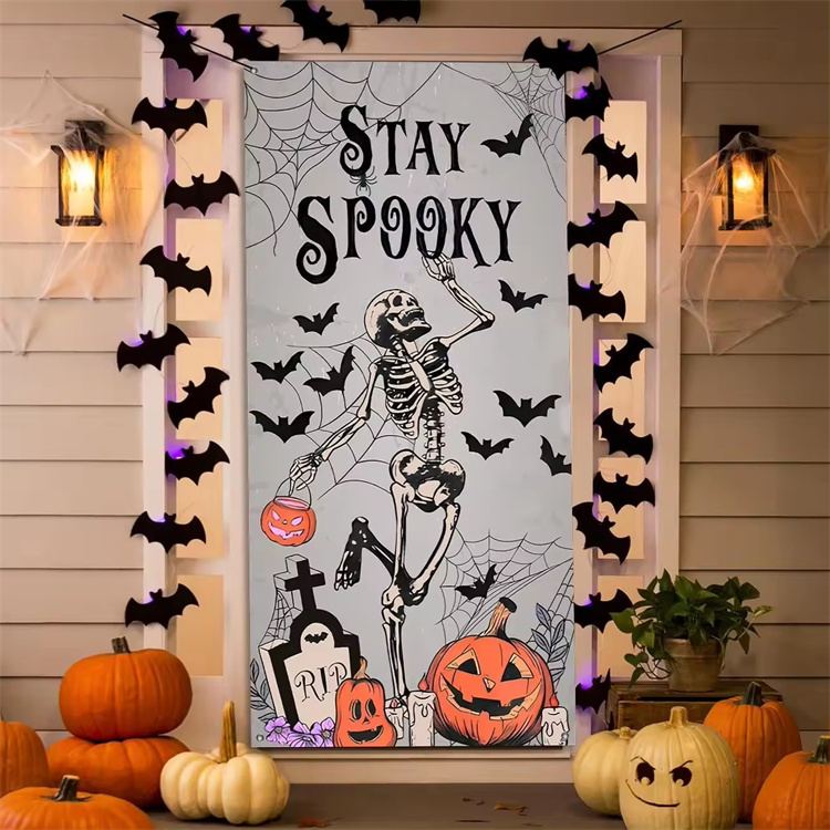 Stay Spooky Skeleton Banners