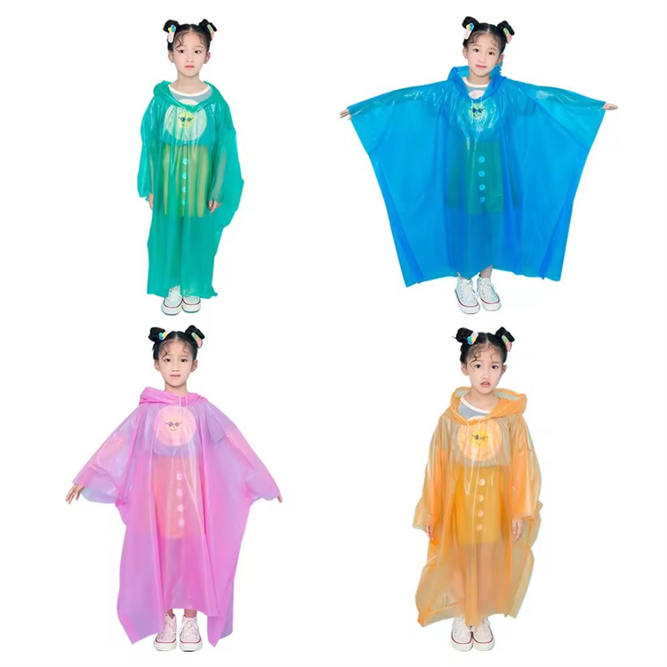 Emergency Waterproof Child Raincoats