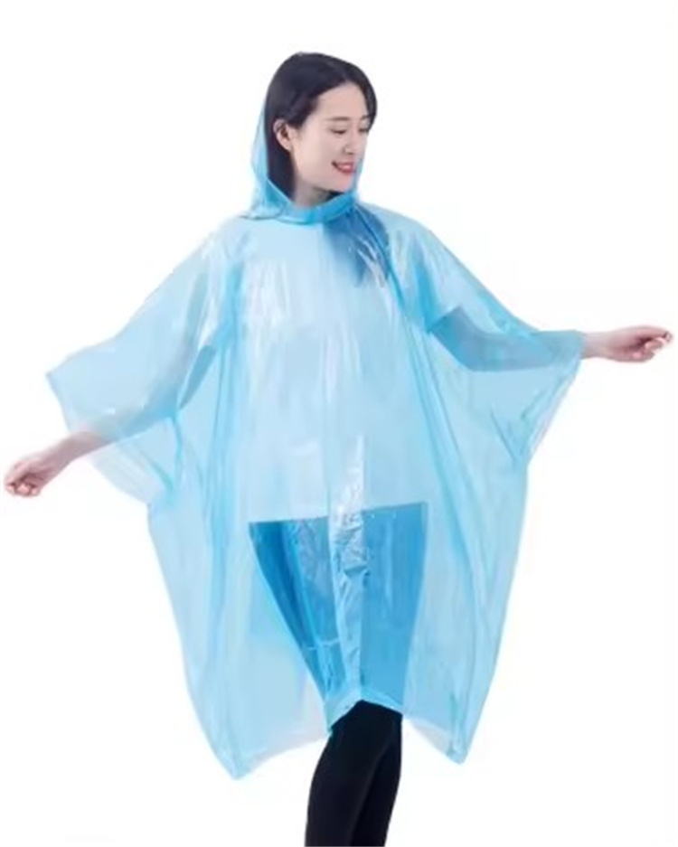 Plastic Disposable PE Raincoat