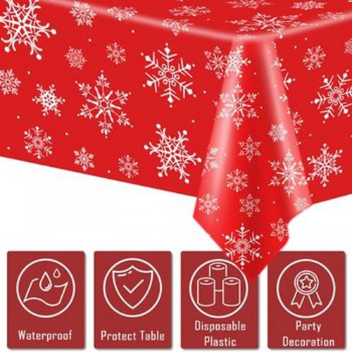 Custom Disposable Christmas Party Tablecloth