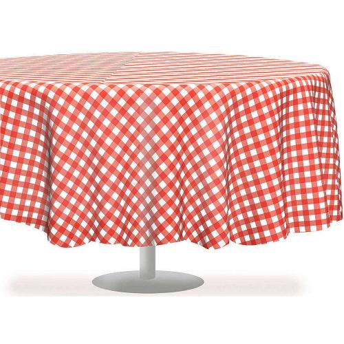 Plastic Checkered Table Cover