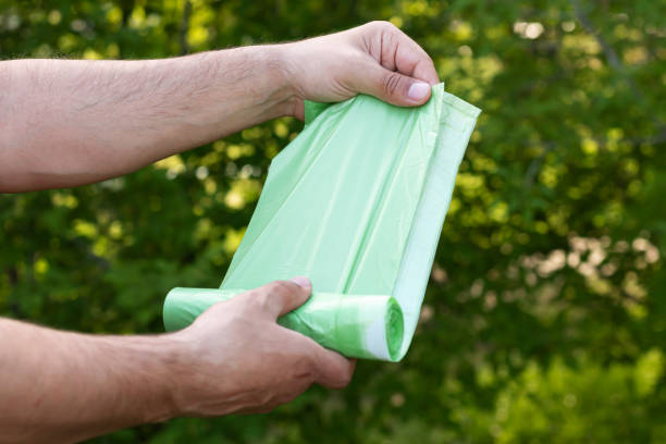 What are the benefits of using biodegradable plastic bags?       