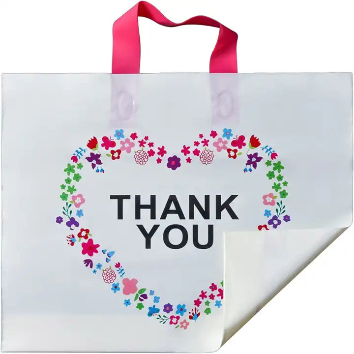 The Convenience and Elegance of Die Cut Thank You Carrier Shopping Packaging Bags