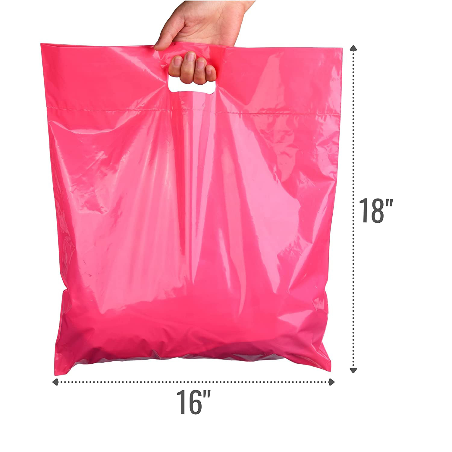 Extra Large Plastic Die Cut Shopping Bag