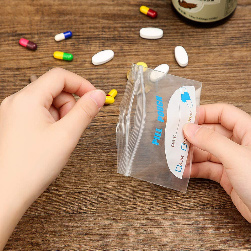 plastic pill bags supplier