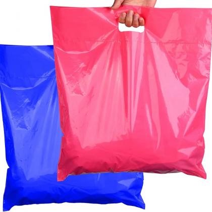 Plastic Die Cut Handle Bags