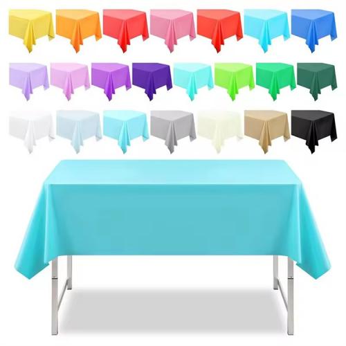 plastic rectangle cover tablecloth