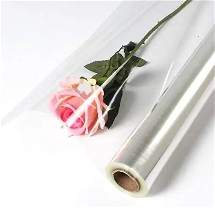 Enhancing the Charm of Roses with Thick Cellophane Wrap