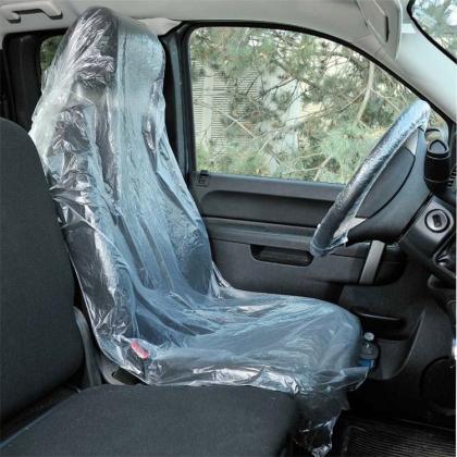 Plastic car seats cover